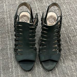 Army green Vince Camuto sandals